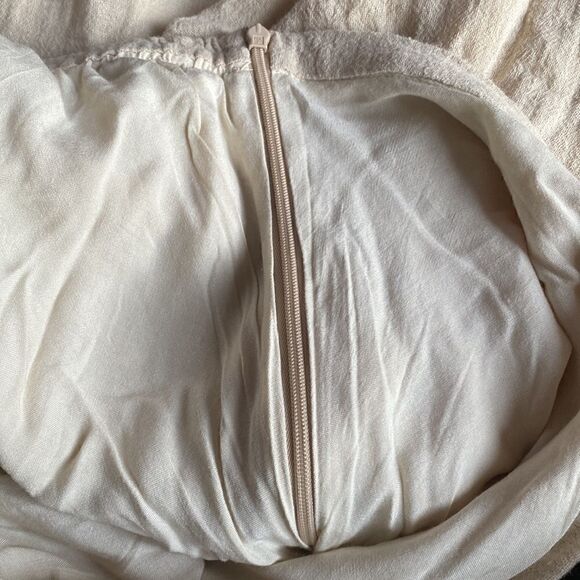 SOFT SURROUNDINGS Asymmetrical Beige Skirt Women’s Size Medium - Picture 6 of 6